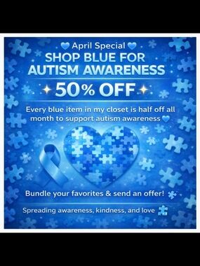 SHOP BLUE FOR AUTISM AWARENESS